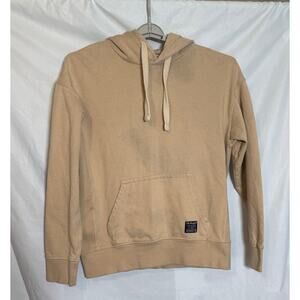 The Stronghold Tan Pullover Hoodie Sweatshirt Venice CA Patch Men’s L